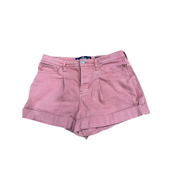 Hollister Ultra High Rise Mom Shorts Size 11/30 Rusty Pink - Picture 1 of 5